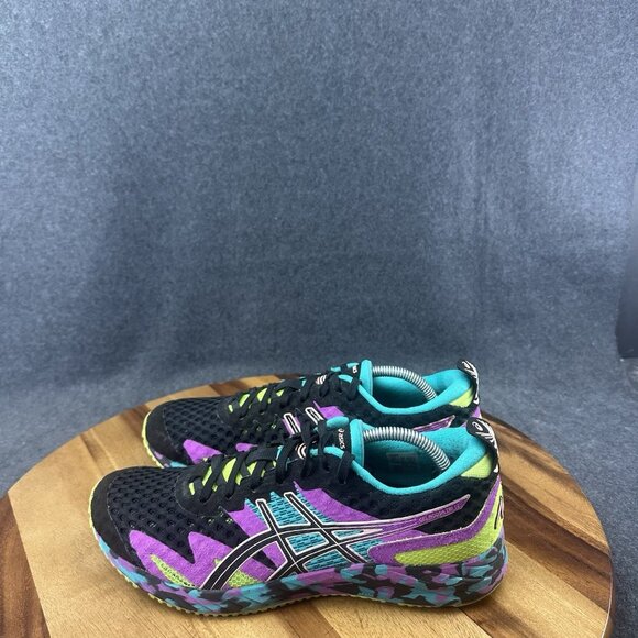 Asics Gel-Noosa Tri 12 Womens 8 Black Colorful 1012A578 Running Shoes Sneakers - Picture 5 of 10